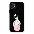 Kpop Love Glass Phone Case And Cover For iPhone 12