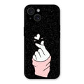 Kpop Love Glass Phone Case And Cover For iPhone 15