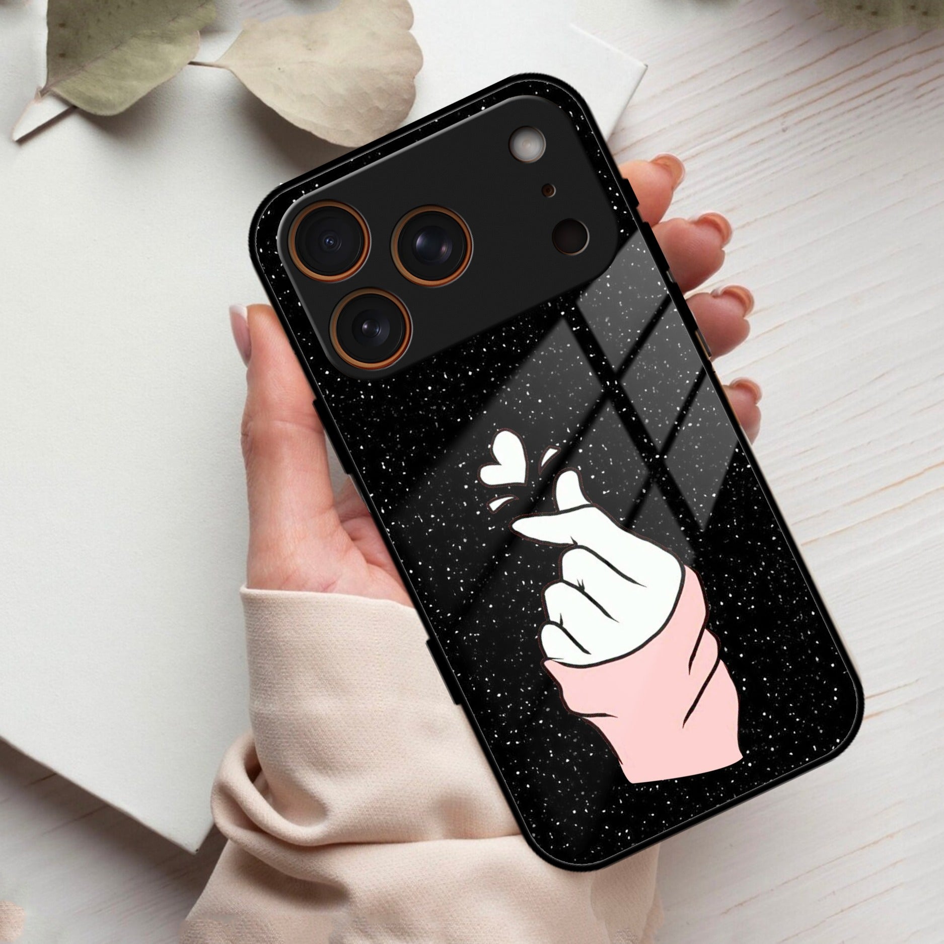 Kpop Love Glass Phone Case And Cover For iPhone 17 Pro
