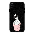 Kpop Love Glass Phone Case And Cover For iPhone XR