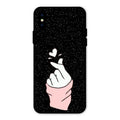 Kpop Love Glass Phone Case And Cover For iPhone XS