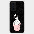 Kpop Love Glass Phone Case And Cover For Iqoo Z5 5G