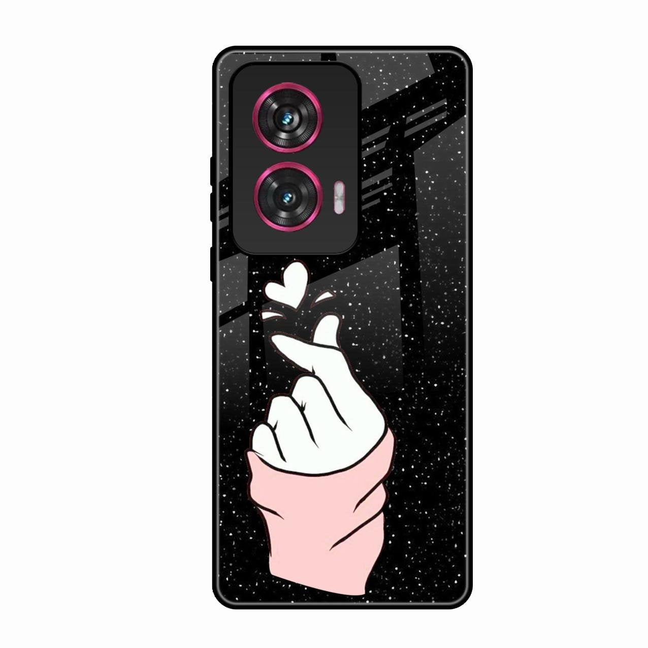 Kpop Love Glass Phone Case And Cover For Motorola Edge 50 Fusion 5G