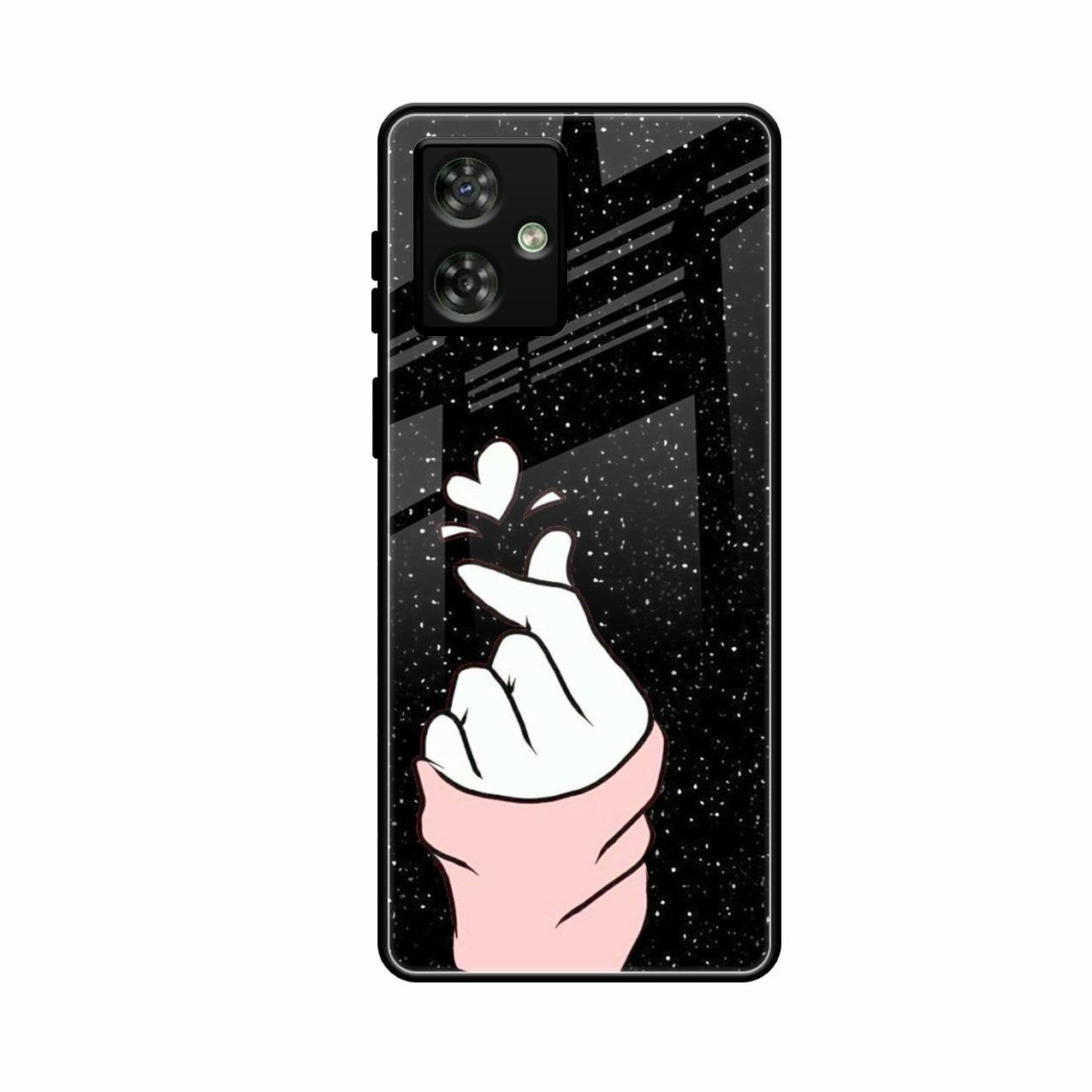 Kpop Love Glass Phone Case And Cover For Motorola G64 5G