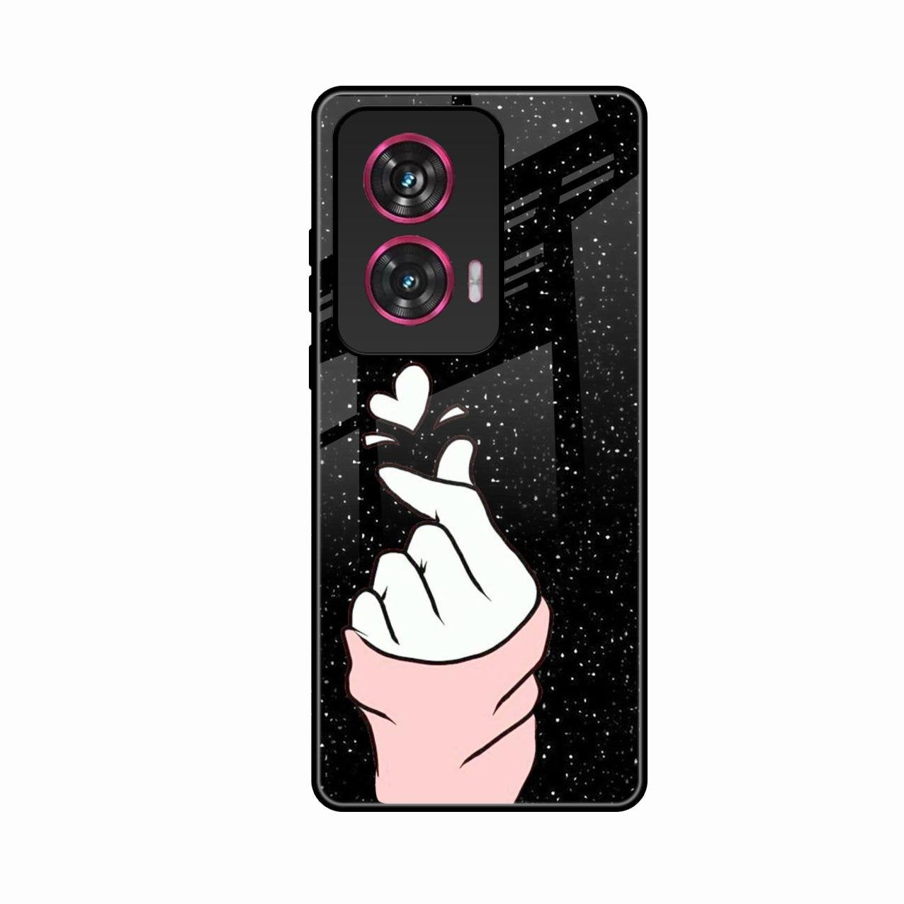 Kpop Love Glass Phone Case And Cover For Motorola G85 5G