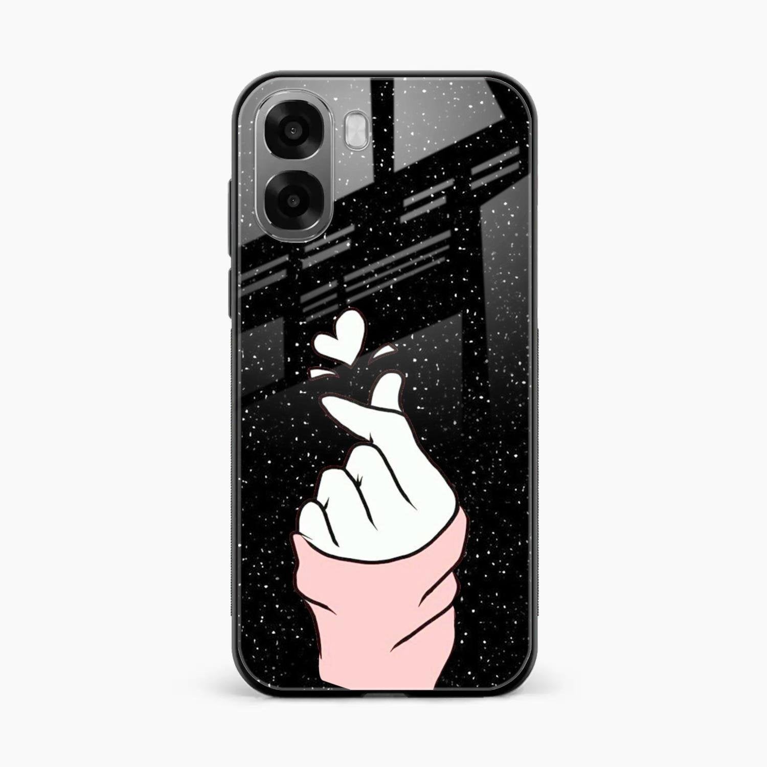 Kpop Love Glass Phone Case And Cover For Oppo A6X 5G