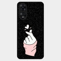 Kpop Love Glass Phone Case And Cover For Oppo A78 5G