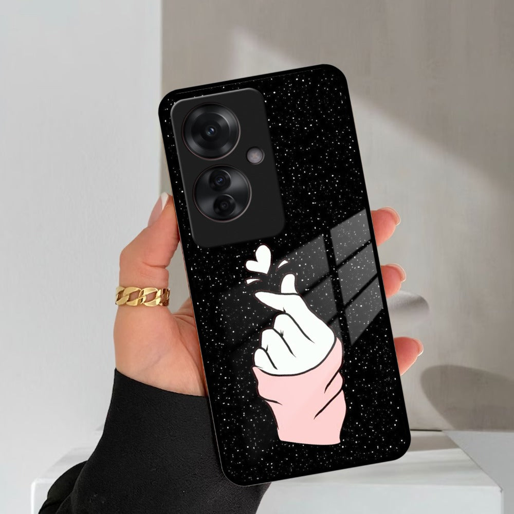 Kpop Love Glass Phone Case And Cover For Oppo