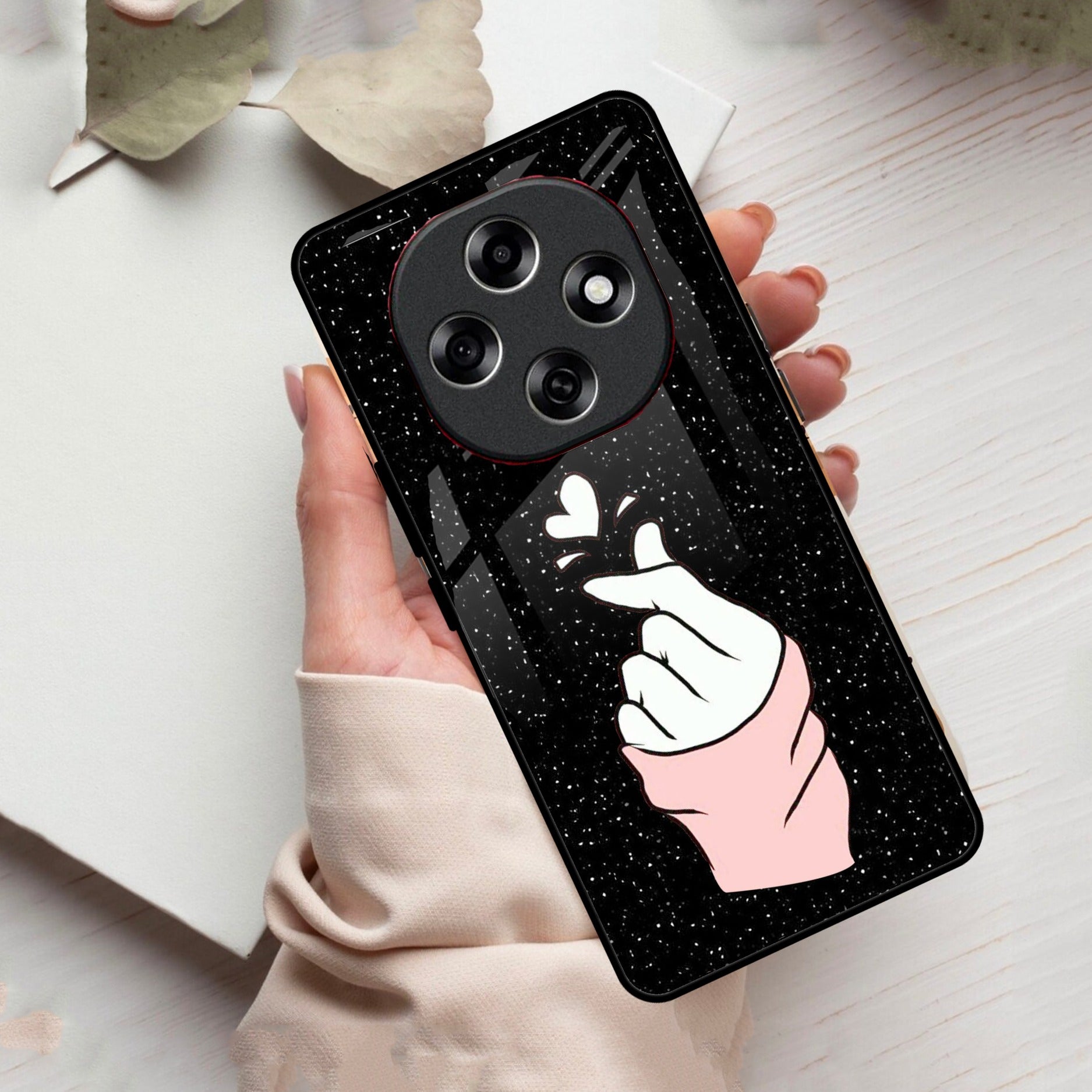 Kpop Love Glass Phone Case And Cover For Oppo