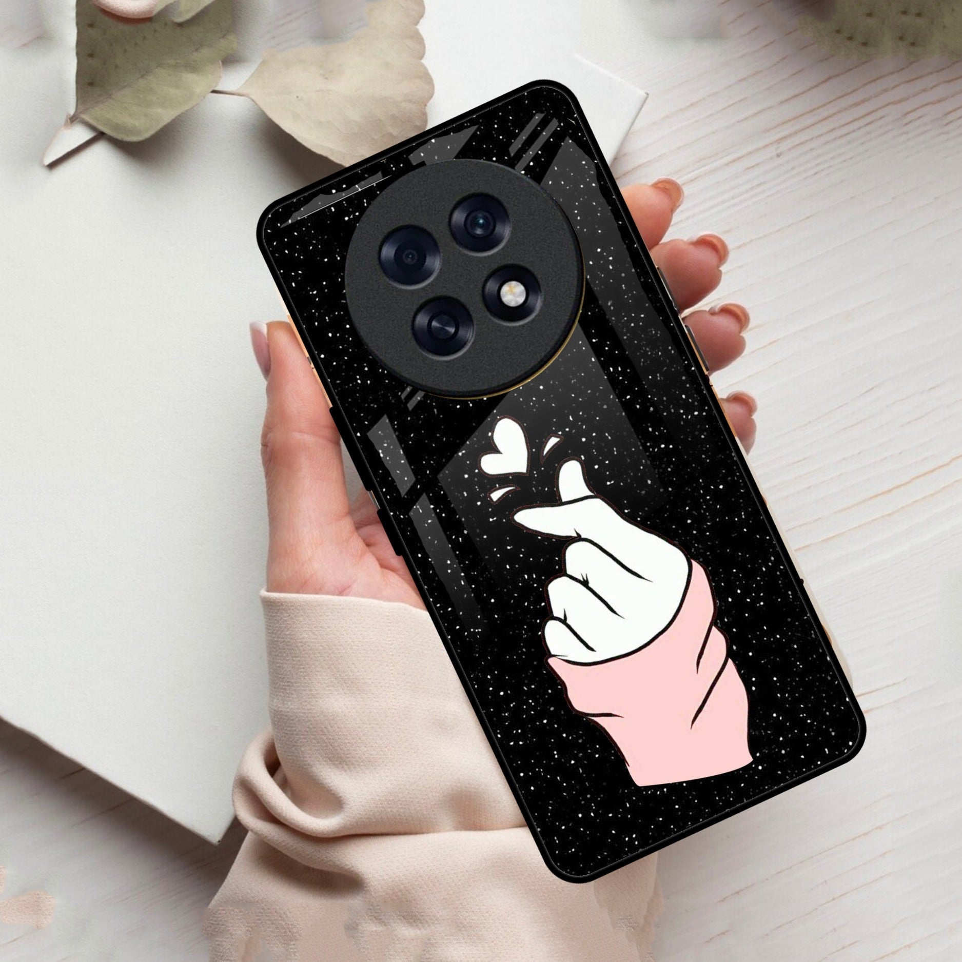 Kpop Love Glass Phone Case And Cover For Oppo