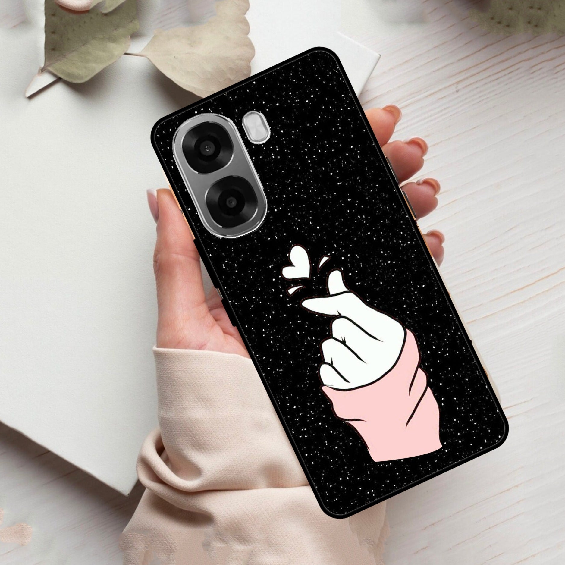 Kpop Love Glass Phone Case And Cover For Oppo