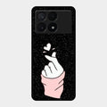 Kpop Love Glass Phone Case And Cover For Poco X6 Pro 5G