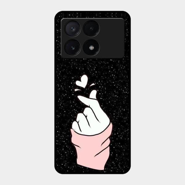 Kpop Love Glass Phone Case And Cover For Poco X6 Pro 5G