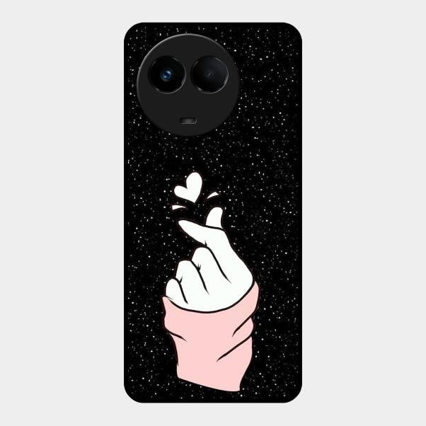 Kpop Love Glass Phone Case And Cover For Realme 11X 5G