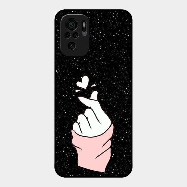 Kpop Love Glass Phone Case And Cover For Redmi Note 10