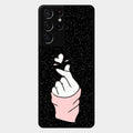 Kpop Love Glass Phone Case And Cover For Samsung Galaxy S21 Ultra
