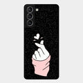 Kpop Love Glass Phone Case And Cover For Samsung Galaxy S21