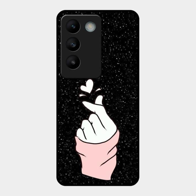 Kpop Love Glass Phone Case And Cover For Vivo T3 5G
