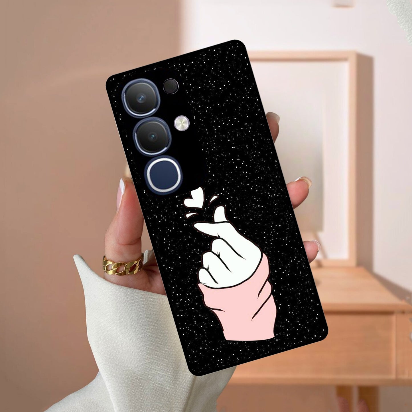 Kpop Love Glass Phone Case And Cover For Vivo