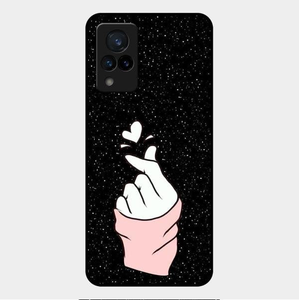 Kpop Love Glass Phone Case And Cover For Vivo V21 5G