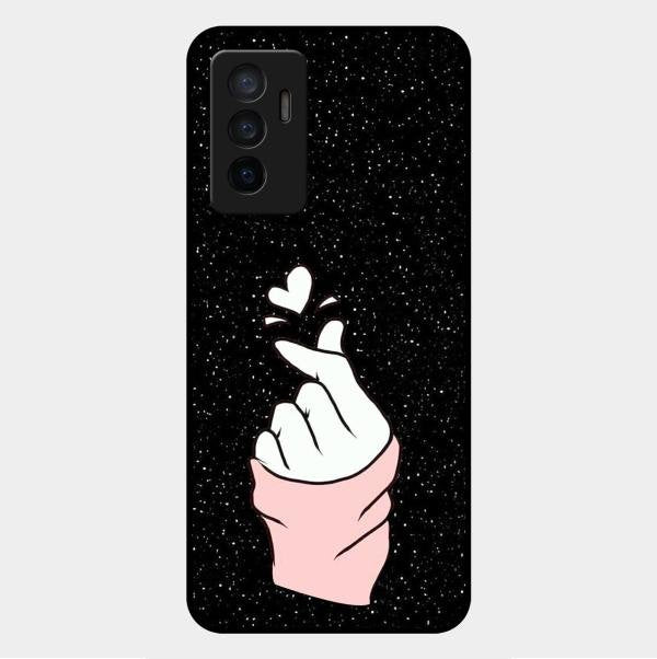 Kpop Love Glass Phone Case And Cover For Vivo V23E 5G