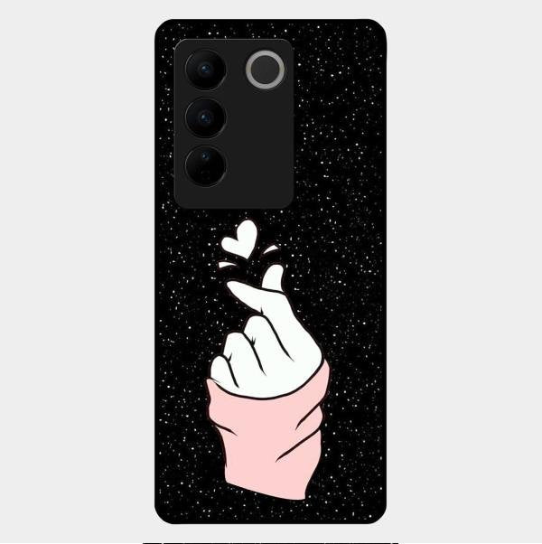 Kpop Love Glass Phone Case And Cover For Vivo V27 Pro 5G