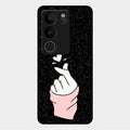 Kpop Love Glass Phone Case And Cover For Vivo V29 5G