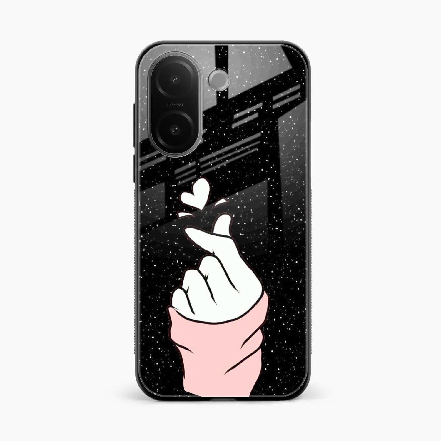 Kpop Love Glass Phone Case And Cover For Vivo V60e 5G