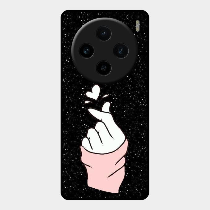 Kpop Love Glass Phone Case And Cover For Vivo X100 5G