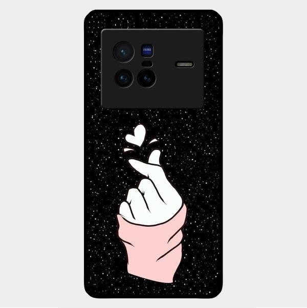 Kpop Love Glass Phone Case And Cover For Vivo X80 5G
