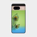 Krishna Mor Pankh Aesthetic Phone Cover For Google Pixel 8 5G