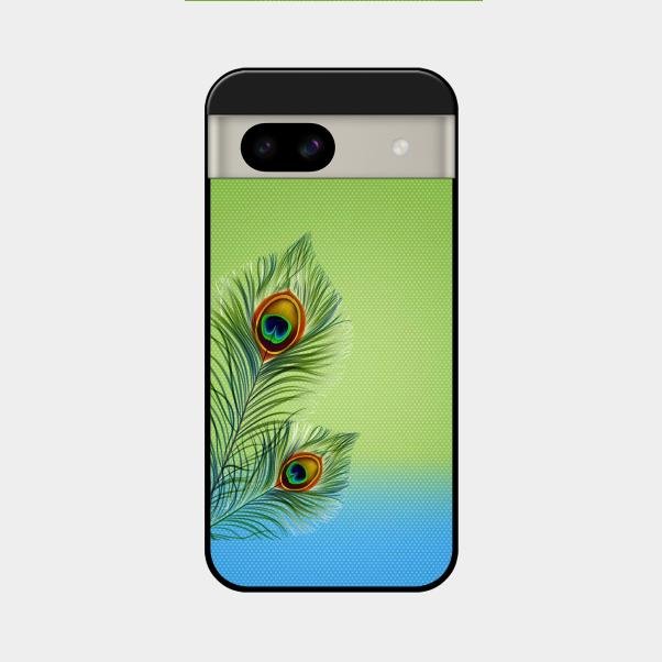 Krishna Mor Pankh Aesthetic Phone Cover For Google