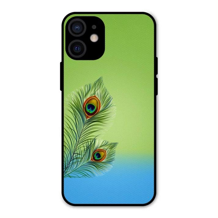 Krishna Mor Pankh Aesthetic Phone Cover For iPhone