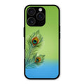 Krishna Mor Pankh Aesthetic Phone Cover For iPhone 16 Pro Max