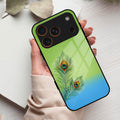 Krishna Mor Pankh Aesthetic Phone Cover For iPhone 17 Pro