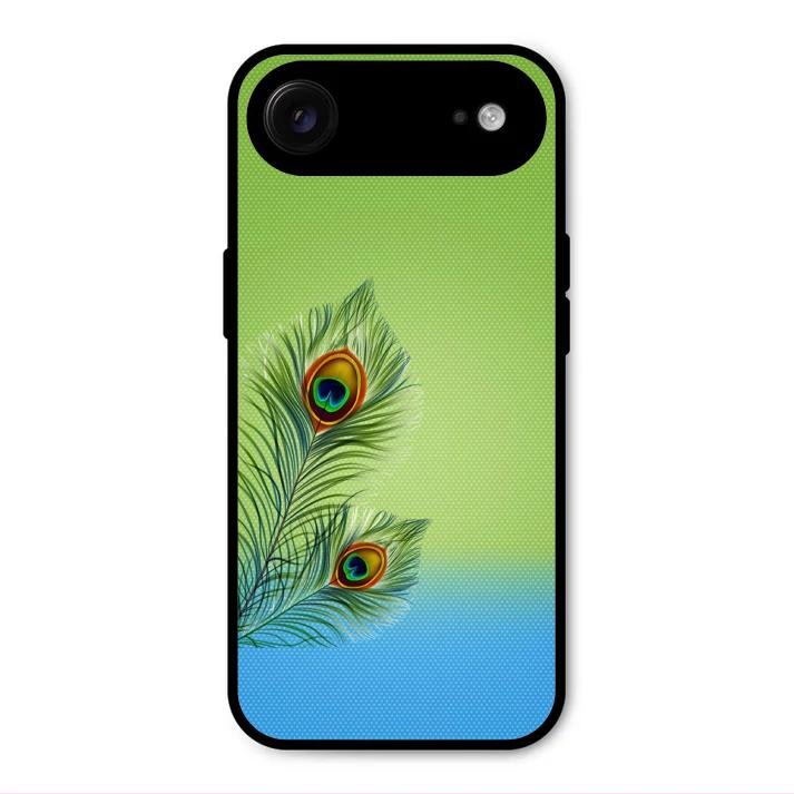 Krishna Mor Pankh Aesthetic Phone Cover For iPhone