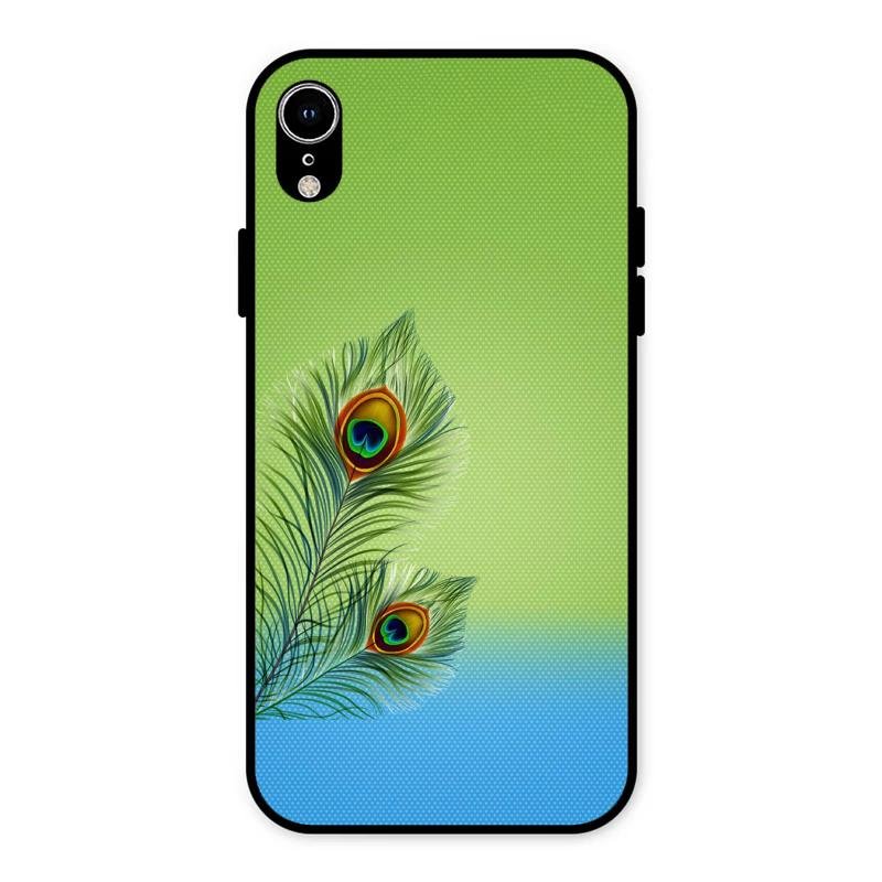 Krishna Mor Pankh Aesthetic Phone Cover For iPhone