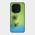 Krishna Mor Pankh Aesthetic Phone Cover For Iqoo 13 5G