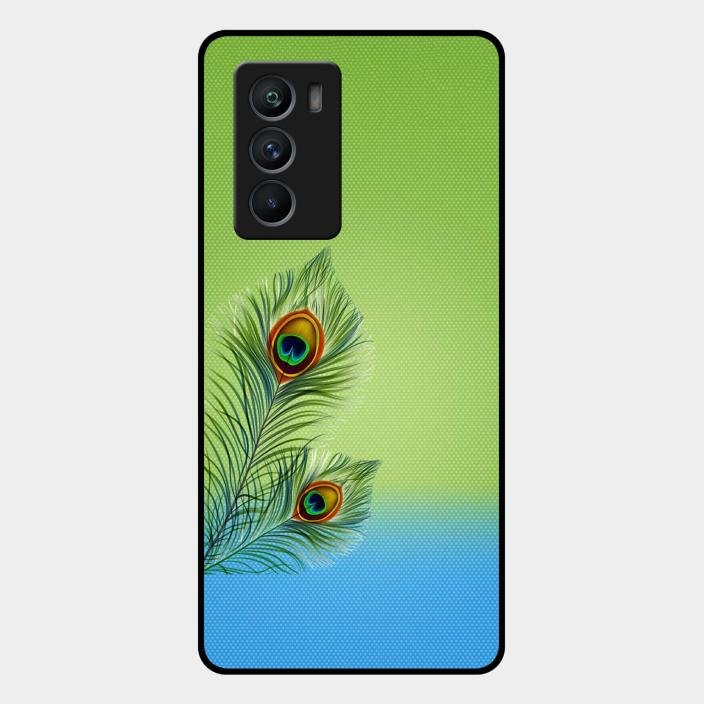 Krishna Mor Pankh Aesthetic Phone Cover For Iqoo 9 Se 5G
