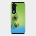 Krishna Mor Pankh Aesthetic Phone Cover For Iqoo Z10 Lite