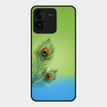 Krishna Mor Pankh Aesthetic Phone Cover For Iqoo Z9 5G