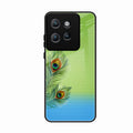 Krishna Mor Pankh Aesthetic Phone Cover For Motorola Edge 50 Neo