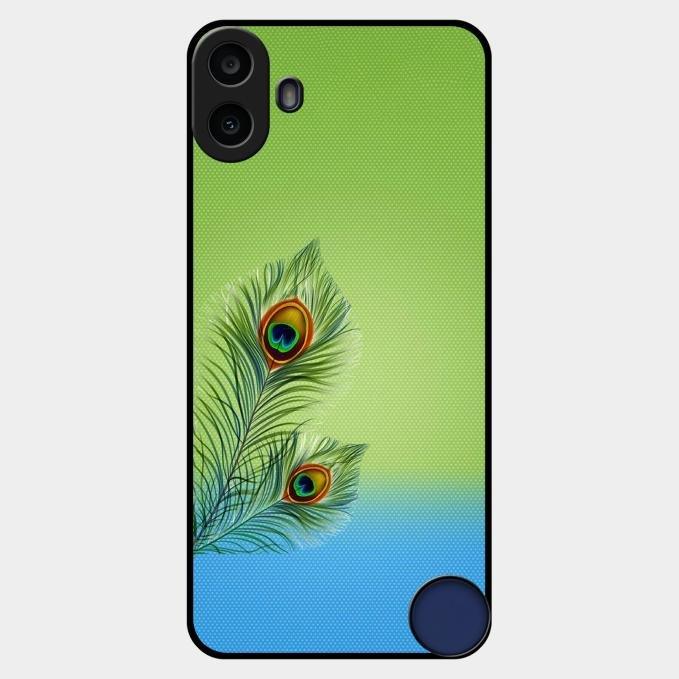 Krishna Mor Pankh Aesthetic Phone Cover For Nothing