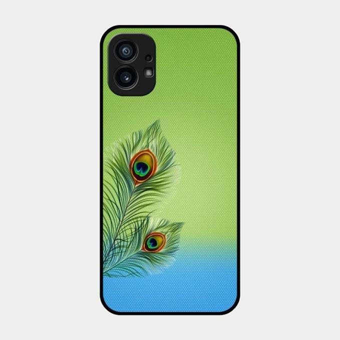 Krishna Mor Pankh Aesthetic Phone Cover For Nothing
