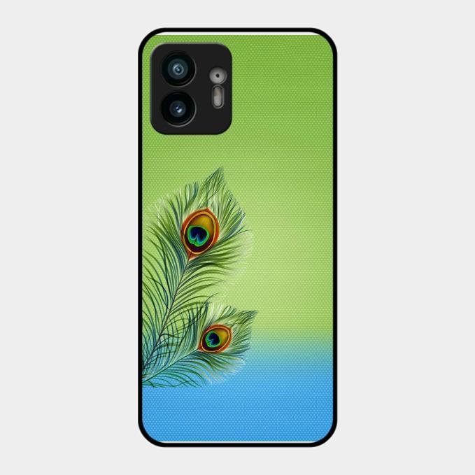 Krishna Mor Pankh Aesthetic Phone Cover For Nothing Phone 2