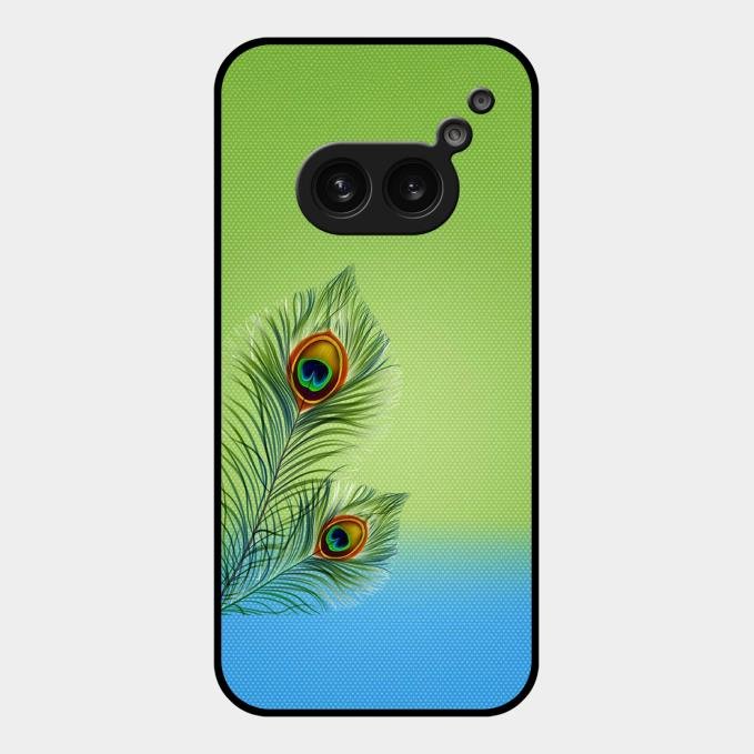 Krishna Mor Pankh Aesthetic Phone Cover For Nothing Phone 2A 5G