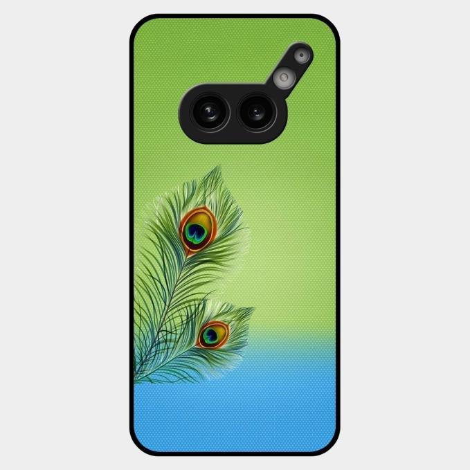 Krishna Mor Pankh Aesthetic Phone Cover For Nothing