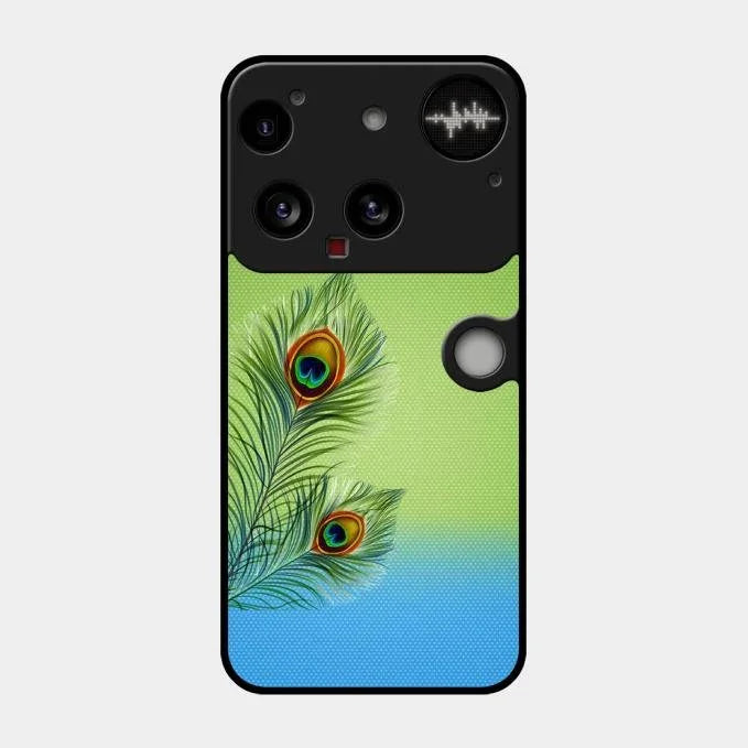 Krishna Mor Pankh Aesthetic Phone Cover For Nothing
