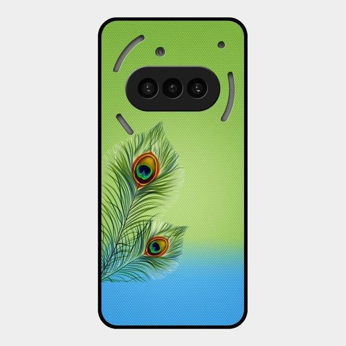 Krishna Mor Pankh Aesthetic Phone Cover For Nothing