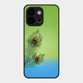 Krishna Mor Pankh Aesthetic Phone Cover For Oneplus 13S 5G
